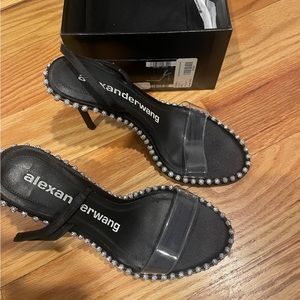 Alexander wang, sz 40.5, protector on bottom.worn once, bag and dust bag Inc